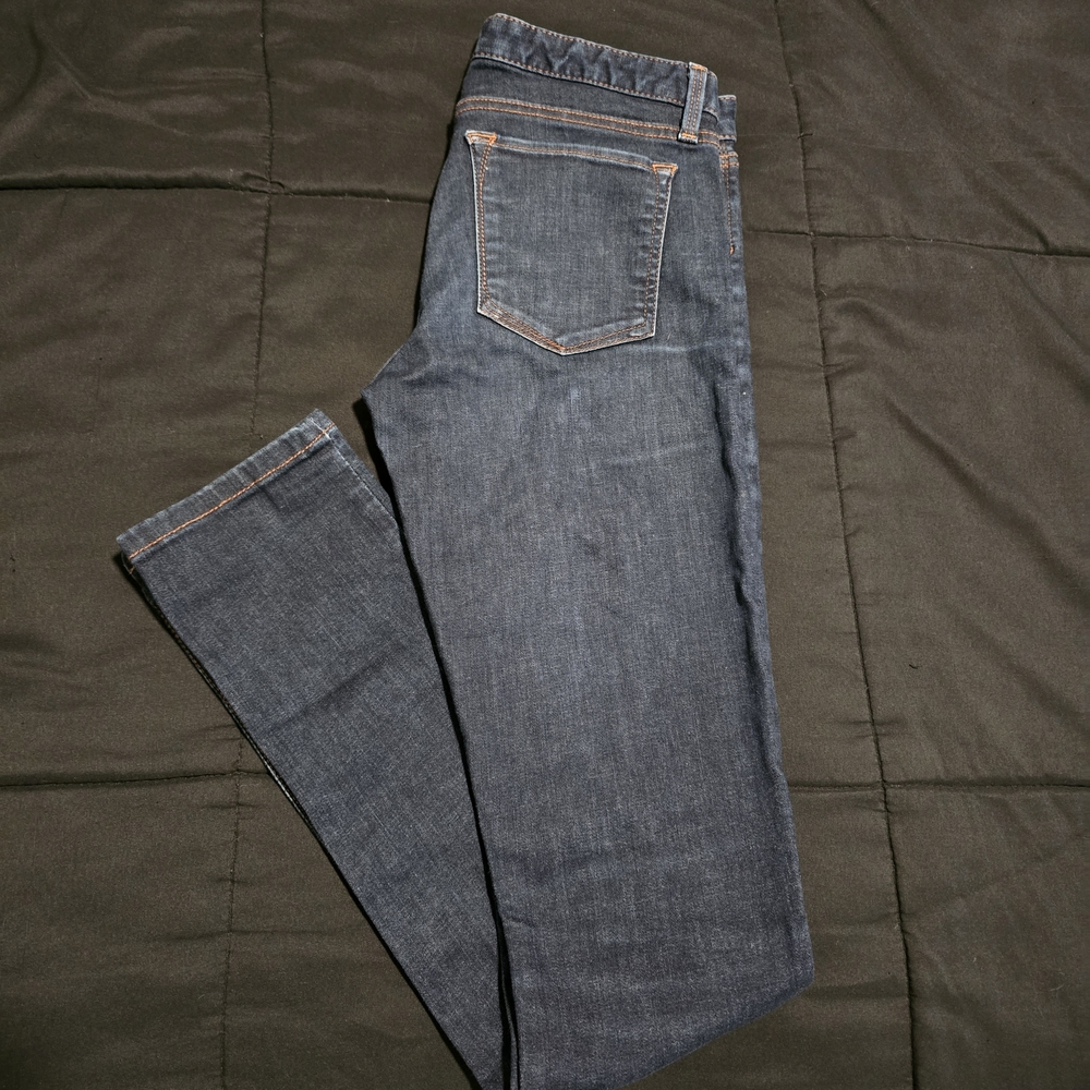 Banana Republic‎ Women's Blue Denim Jeans Size 26 Slim Stretch Mid Rise